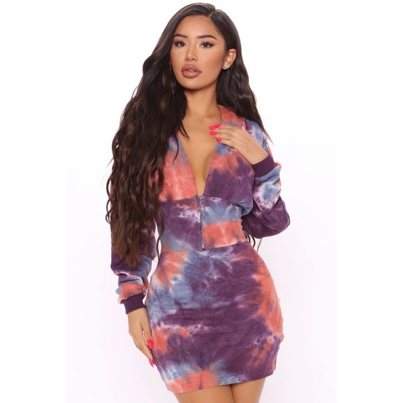 Fashion Nova Corset Sweater Dress - Picture 1 of 8